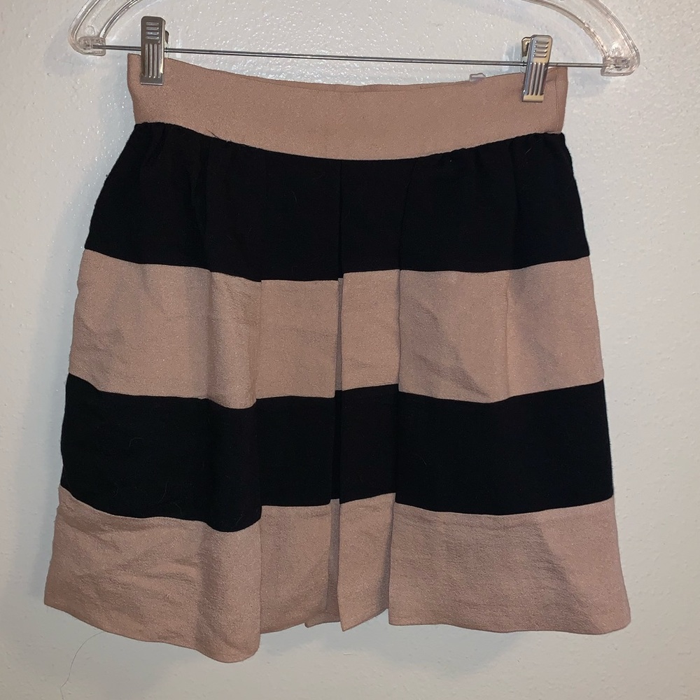 Striped BCBG Flare skirt